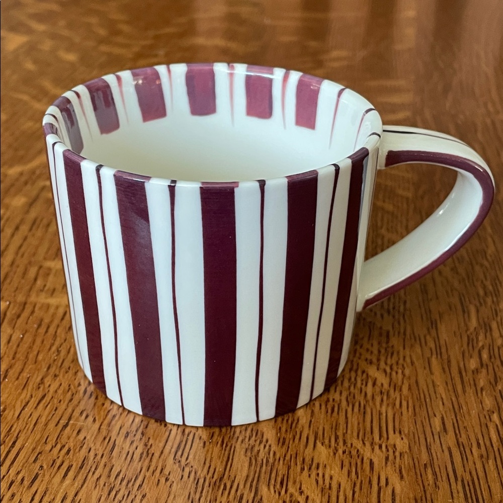 Anthropologie Noon & Moon Cherry Lacquer Mug
